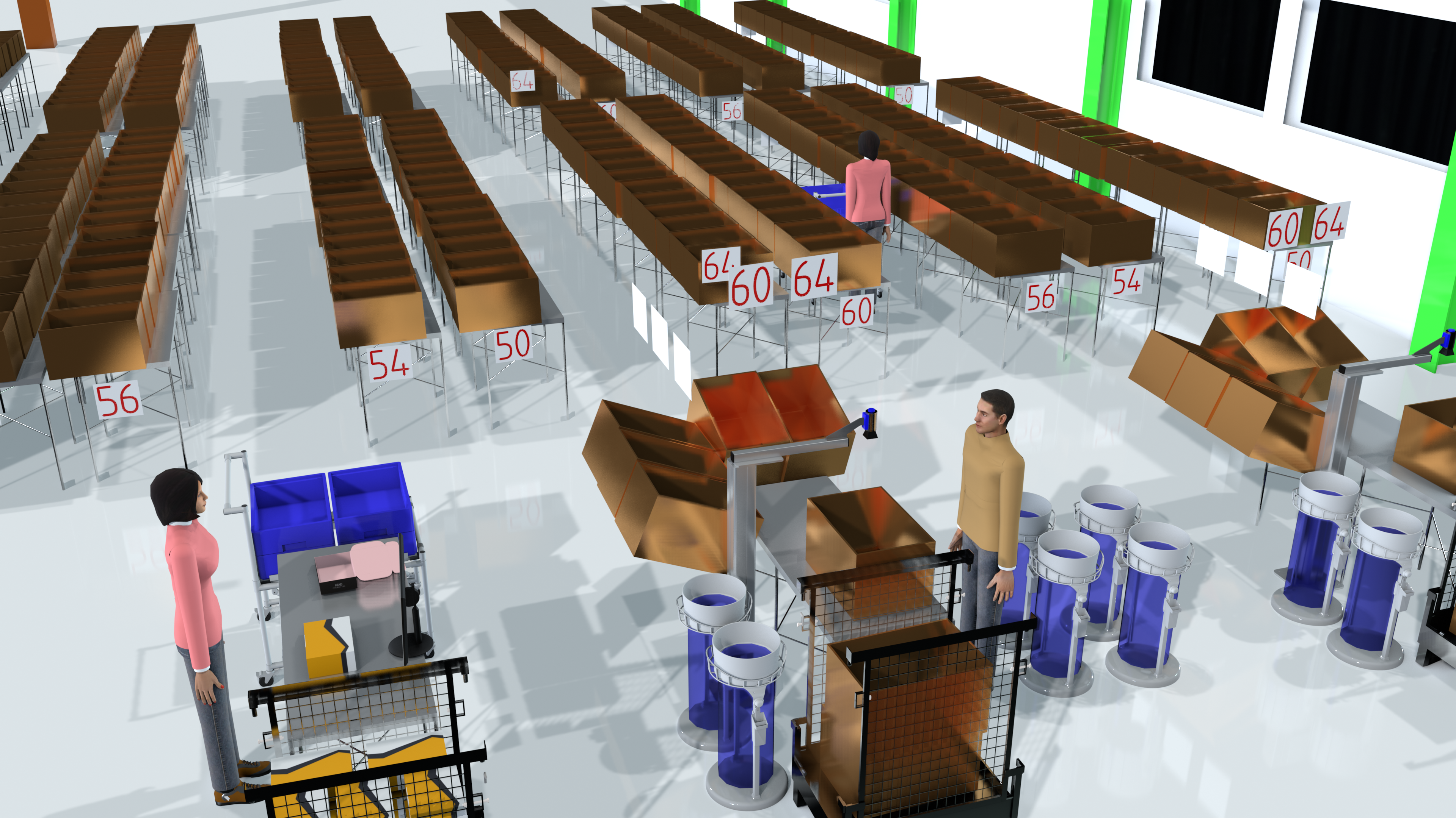 A photo of the future production at Lindex